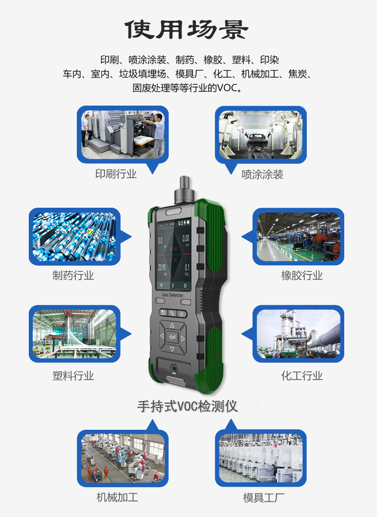 手持泵吸式PID检测仪，厂界无组织VOC排放，PID探测报警器